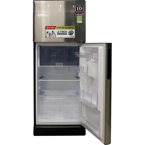 [Giao tại HCM] Tủ lạnh Sharp Inverter 196 lít SJ-X201E-SL - Công nghệ J-Tech Inverter máy vận hành êm ái...