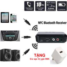 Thiết Bị Nhận Bluetooth Cho Loa Và Amply BL-B10 NFC – Desktop Bluetooth Receiver + TẶNG kèm củ sậc điện thoại chất lượng cao