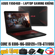 Asus TUF FX504GD – laptop game mỏng nhẹ core i5 8300h,16g,ssd256+1tb, vga gtx 1050