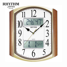 Đồng hồ treo tường Rhythm CFG708NR06 Value Added Wall Clocks (Nâu)