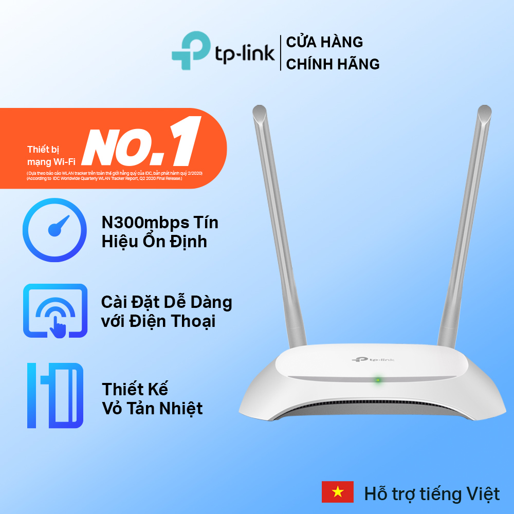 Bộ Phát Wifi TP-Link TL-WR840N Chuẩn N 300Mbps - Hãng phân phối chính thức