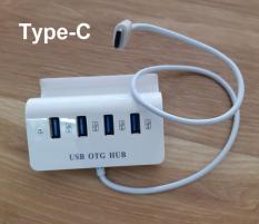 Hub USB Type-C ra 4 cổng USB kiêm giá đỡ cho Điện thoại – MẪU MỚI