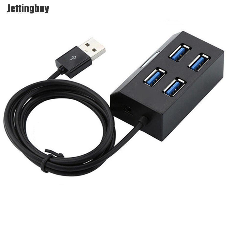 Jettingbuy Nhiều Cổng USB 3.0 Hub 4 Cổng Tốc Độ Cao Cho Phụ Kiện PC Chất Lượng Cao