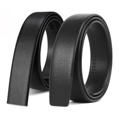 Dây thắt lưng nam dây nịt nam da bò Nutushop kích thước 3.5cm có răng cưa dùng cho khóa tự động (không đầu khóa)
