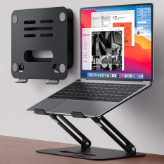 Giá đỡ Laptop nhôm tản nhiệt HyperWork P43 – Khung nhôm phiên bản 2021 Kệ Giá Đỡ Laptop Macbook Nhôm Cao Cấp Xếp Gọn, Điểu Chỉnh Độ Cao Lên Xuống Thoải Mái Không Bị Rung Ổn Định Chắc Chắn
