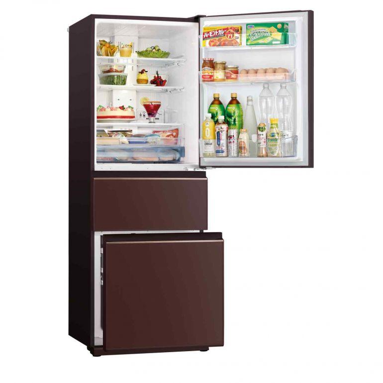 [Trả góp 0%]Tủ lạnh Mitsubishi Inverter 365 lít MR-CGX46EN-GBR-V Nâu - Miễn phí vận chuyển & lắp đặt - Bảo...