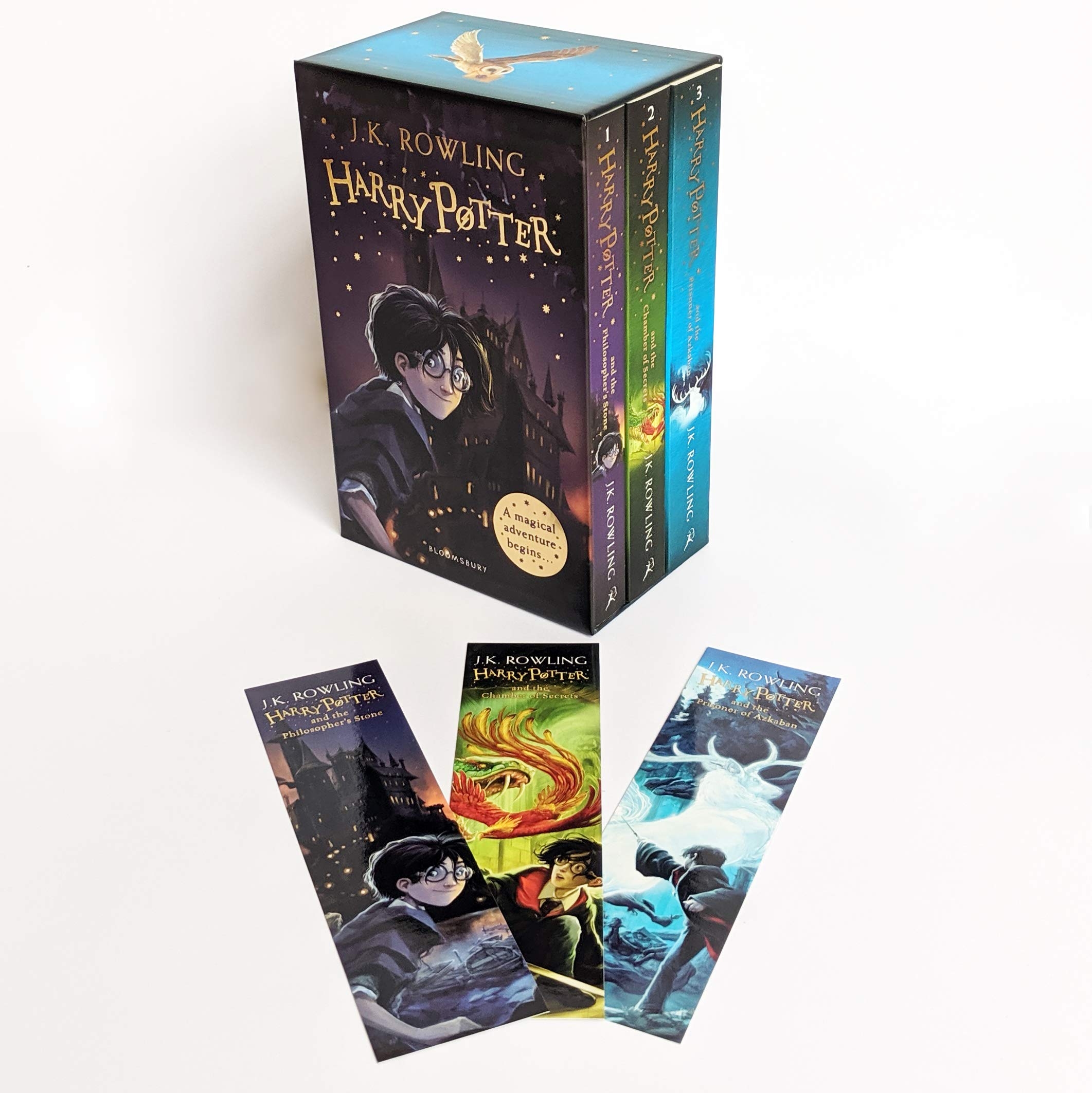Sách Tiếng Anh: Harry Potter 1 - 3 Box Set: A Magical Adventure Begins (Box Set Paperback)