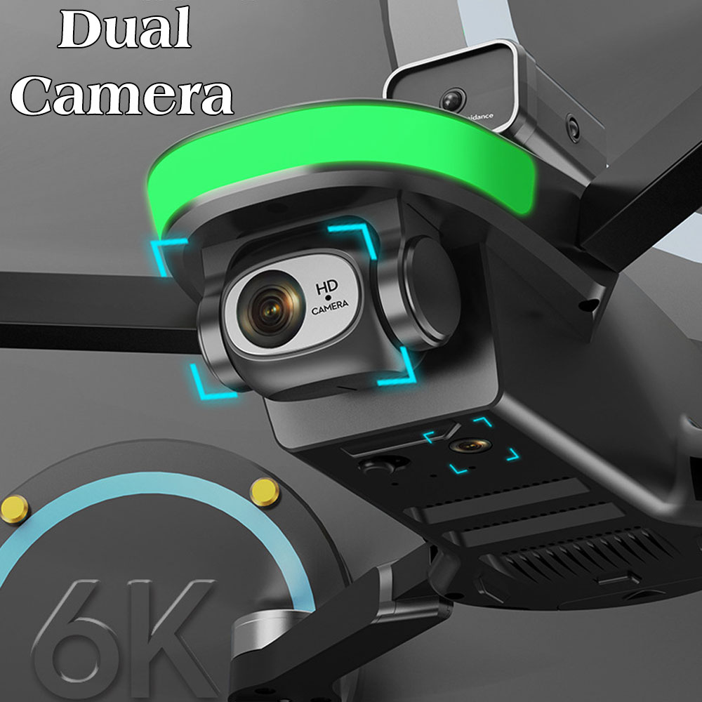 Máy bay flycam S5S Pro Max cảm biến chống va chạm, máy bay điều khiển từ xa động cơ không...