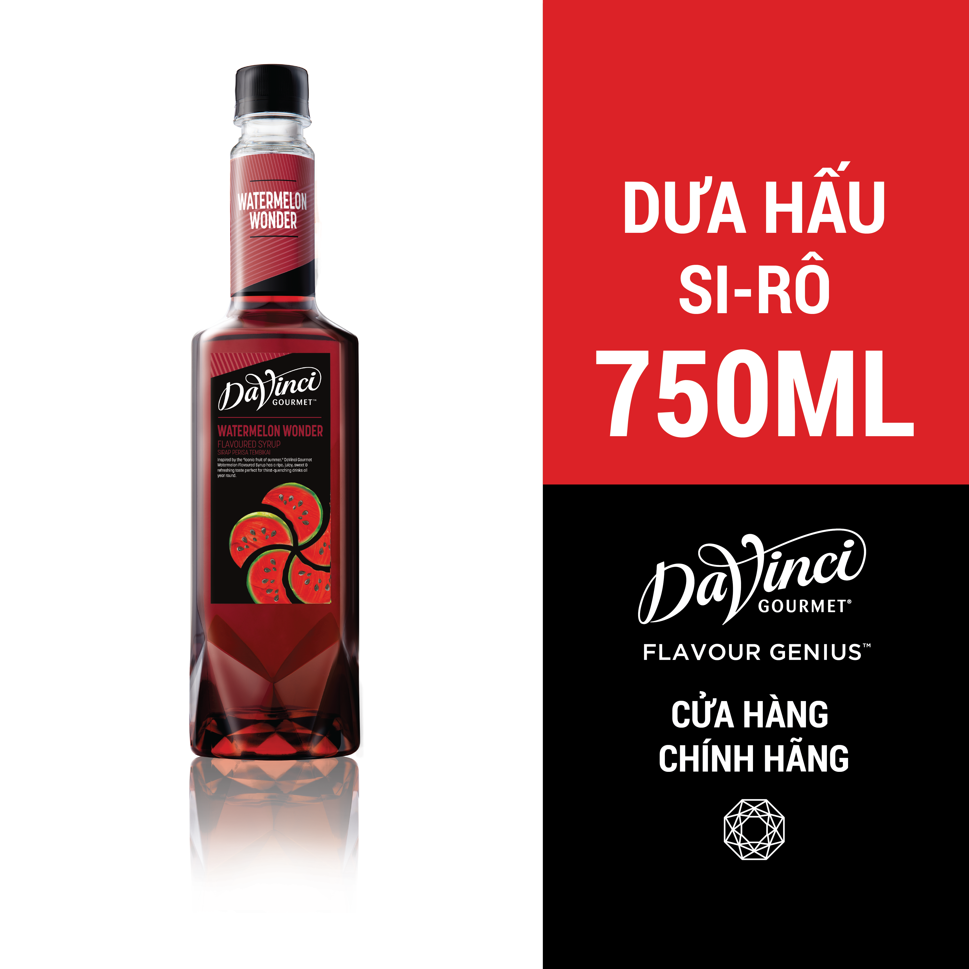 [MUA 1 TẶNG 1 – DATE 19.7.2023] – Siro Dưa Hấu / Syrup Watermelon Wonder – DaVinci Gourmet 750ml