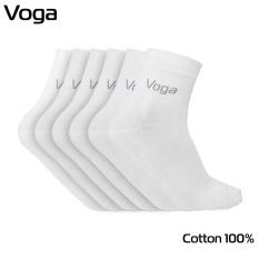 Set 3 Đôi Tất Vớ Nam Cao Cấp Voga Cổ Trung Sợi Cotton Thoáng Mát, Hút Ẩm, Khử Mùi