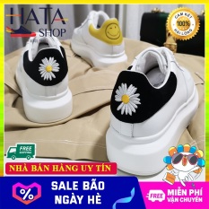 GIÀY THỂ THAO NAM NỮ MCQ THÊU HOA CÚC HATASHOP HOT TREND 2020, GIÀY SNEAKER NỮ SIÊU ÊM VÀ NHẸ, TĂNG CHIỀU CAO, GIÀY MCQ HOA CÚC, GIÀY ĐÔI NAM NỮ