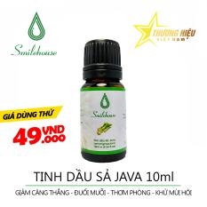 Tinh dầu Sả Java Smilehouse 10ml – thơm phòng, khử mùi hôi, giảm căng thẳng, xuôi đuổi côn trùng TDS