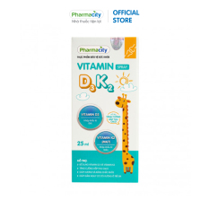 Thực phẩm bảo vệ sức khỏe Vitamin D3 K2 dạng xịt (Hộp 1 chai 25ml)