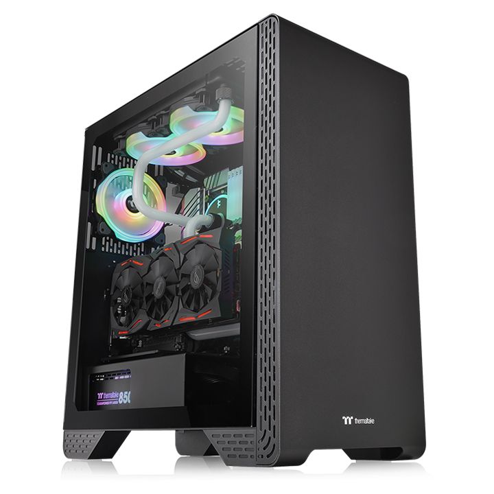 Vỏ Case Thermaltake S300 Tempered Glass Mid-Tower Chassis (CA-1P5-00M1WN-00)