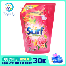 Túi nước giặt Surf túi 3.5kg/3.1kg cỏ hoa diệu kỳ bọt dẫn hương bung tỏa thơm ngát dài lâu