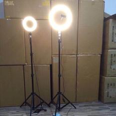 Bộ Đèn Led Ø 16CM + chân đèn kéo dài 2m1✓ 3 chế độ sáng ✓Trợ Sáng✓Chụp Ảnh✓Make Up✓Xăm hình