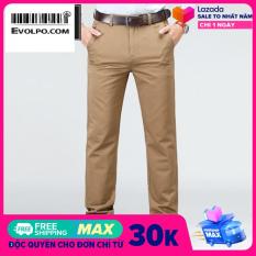 Quần Kaki nam trung niên vải Thái siêu bền đẹp chỉ chắc chắn Quần Kaki nam xám nâu- Thời trang Evolpo
