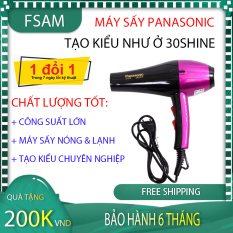 [QUÀ TẶNG 200K] Máy Sấy Tóc Panasonic Loại Tốt, Có Nóng & Lạnh, Công Suất 2400W, Giúp Tạo kiểu Tóc Chuyên Nghiệp Như Ở 30Shine, Máy Mini Mang Theo Khi Du Lịch Fsam, Cao Cấp Không Thua Máy Philip, Dyson, Sunhouse, Màu Ngẫu Nhiên