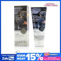 Sữa rửa mặt Than Hoạt Tính 3W Clinic Charcoal Cleansing Foam 100ml