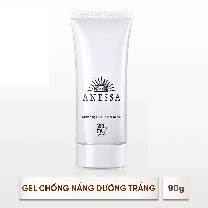 Gel chống nắng dưỡng trắng Anessa Whitening UV Sunscreen Gel - SPF50+, PA++++ - 90g