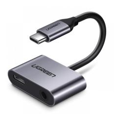 Cáp chuyển đổi USB type-C sang 3,5mm hỗ trợ cổng sạc USB-C Ugreen 50596 Hãng phân phối chính thức