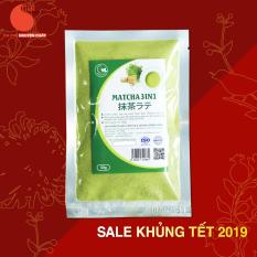 Bột trà xanh sữa 3in1, matcha xuất xứ Nhật Bản gói 50g
