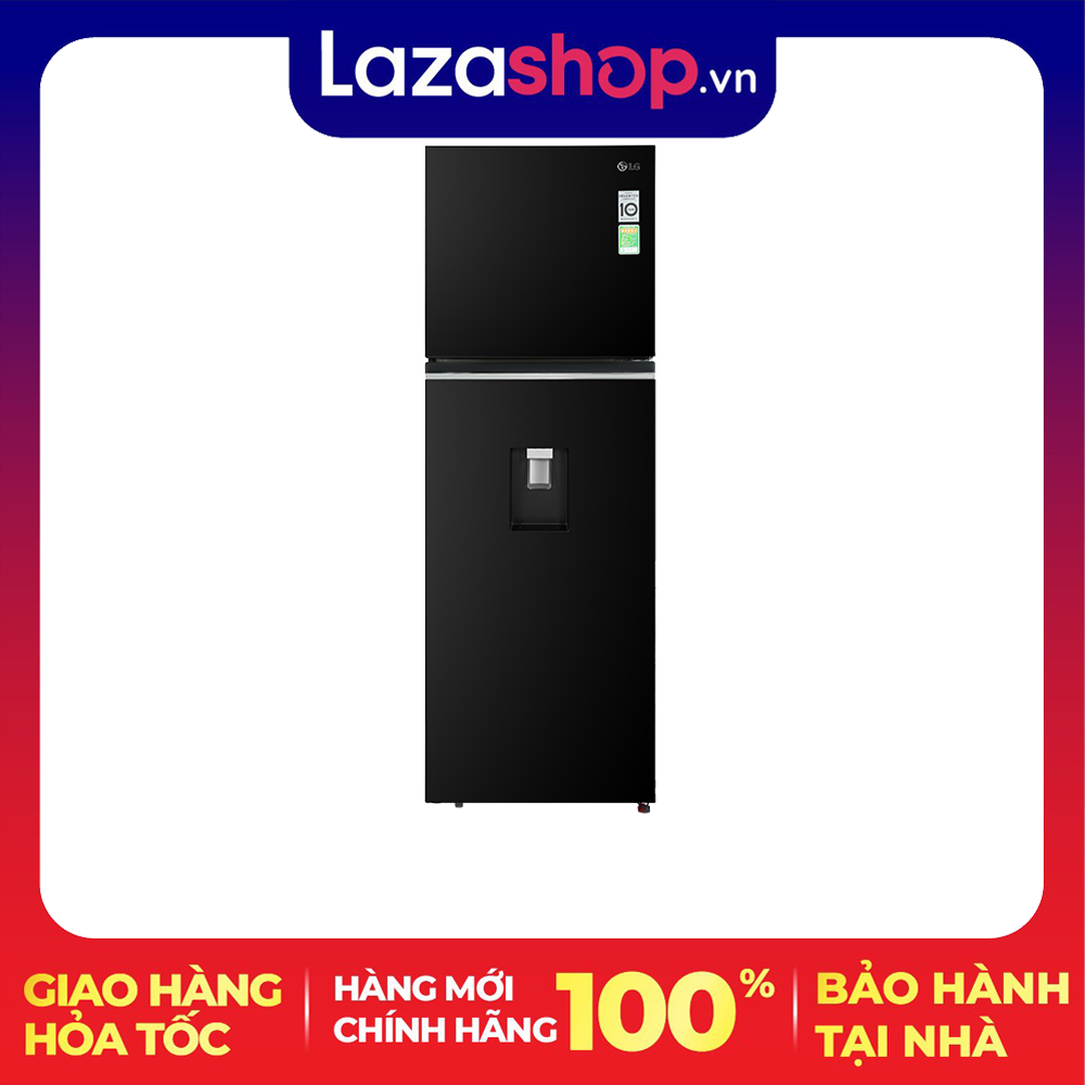 Tủ lạnh LG Inverter 334 lít GN-D332BL Mới 2021 Bảng điều khiển bên ngoài, Lấy nước bên ngoài – giao hàng miễn phí HCM