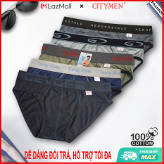 Combo 5 Quần Lót Nam cao cấp | nhiều lưng | quần xì | xịp, sịp nam | vải cotton 2 chiều | CITYMEN | đồ lót