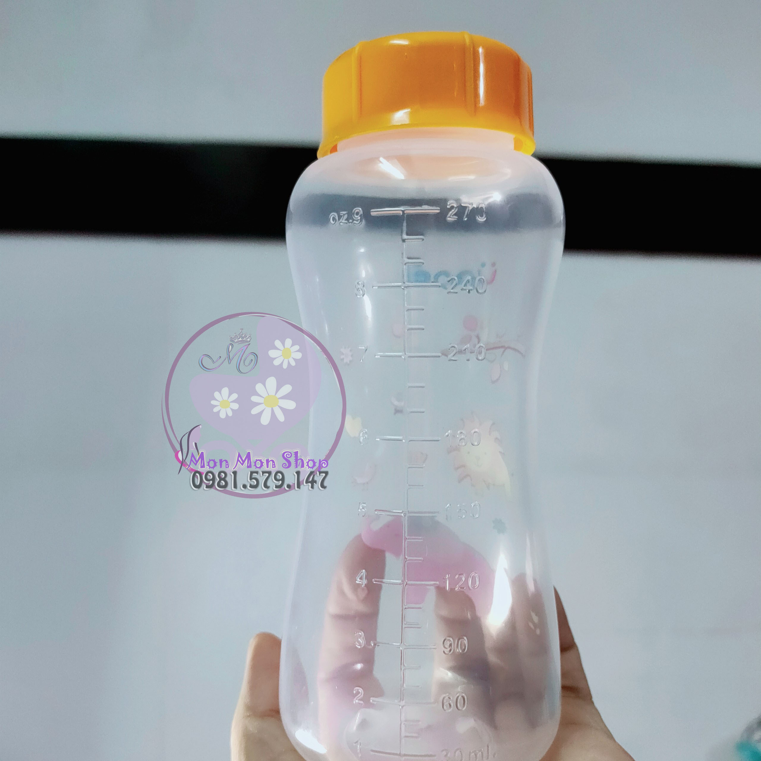 [Chính hãng] Bình trữ sữa cổ thường/ cổ hẹp tiêu chuẩn 175ml/ 250ml/ 270ml size lớn Upass Thái Lan