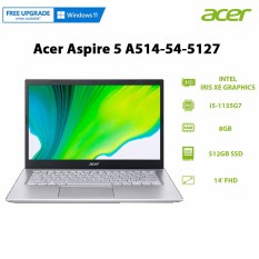 Laptop Acer Aspire 5 A514-54-5127 (i5-1135G7 | 8GB | 512GB | Intel Iris Xe Graphics | 14′ FHD | Win 11)