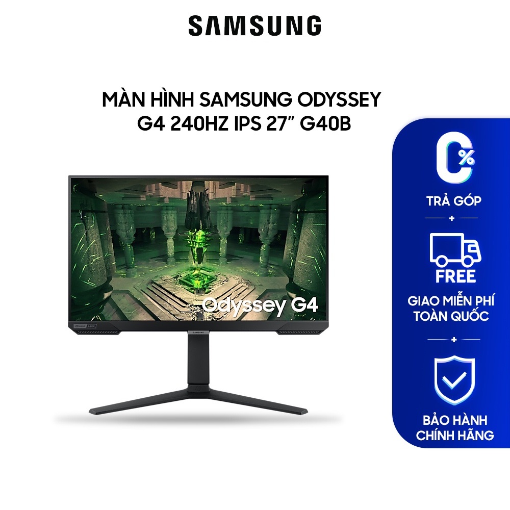 Màn hình Samsung Odyssey G4 27 inch IPS 240Hz LS27BG400EEXXV - Chính Hãng - Bảo Hành 24 tháng