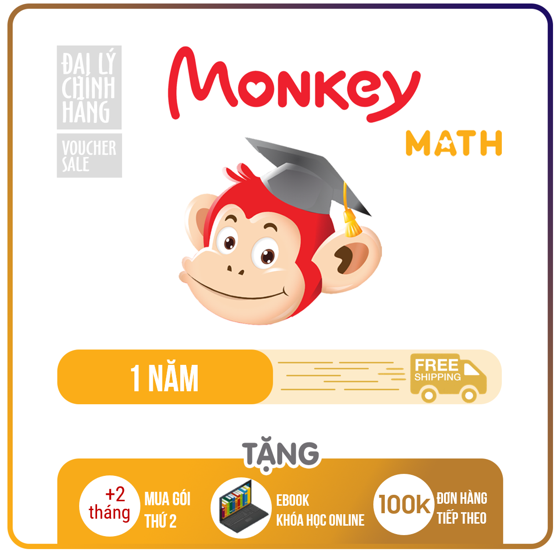 Monkey Math 1 NĂM – Toán tiếng Anh cho trẻ (Không WORKBOOKS)