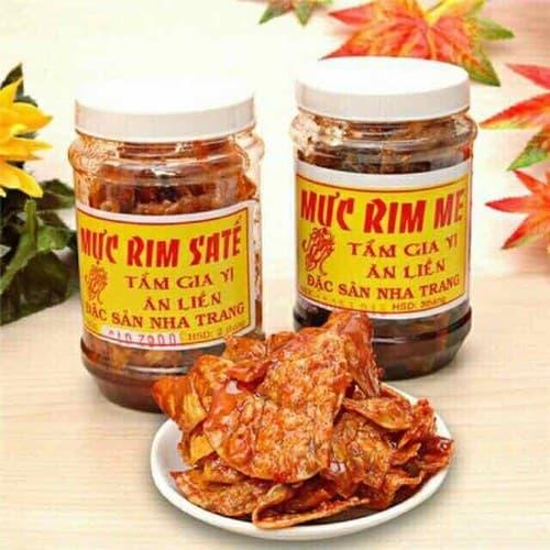 1 hũ mực rim sa tế nguyên con