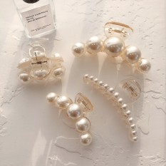 Kẹp tóc nữ càng cua đính ngọc nữ tính KC03