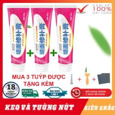 Bộ 3-Keo vá tường thông minh [THẾ HỆ MỚI] trám các vết nứt tường đa năng nhanh chóng và hiệu quả