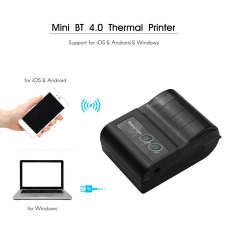 Không Dây Di Động BT 58Mm Máy In Hóa Đơn Nhiệt Mini Máy In Di Động Hóa Đơn Cá Nhân Tương Thích Với Các Lệnh ESC/In POS Được Đặt Cho Android Windows IOS Cho Nhà Hàng Siêu Thị Cửa Hàng Bán Lẻ