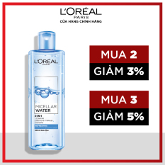 Nước tẩy trang cho mọi loại da L’Oreal Paris 3-in-1 Micellar Water 400ml