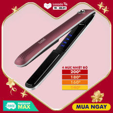 Máy duỗi tóc điều chỉnh nhiệt Kemei KM-2203 chuyên nghiệp có thể dùng để uốn lọn, uốn cụp, là thẳng tóc Nét Ta bảo hành 3 tháng