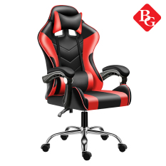 Ghế gaming cao cấp dành cho game thủ chân xoay 360 độ,ngả 135 độ model mới E-02S (RED)