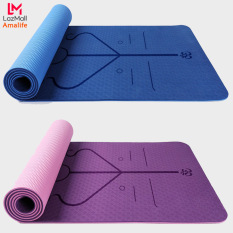 Thảm Tập Yoga Định Tuyến Chính Hãng Amalife – Màu Ngẫu Nhiên – Tặng Bao Thảm Tập Yoga Định Tuyến và Dây Buộc