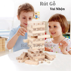 Bộ trò chơi rút gỗ loại lớn 47 thanh và loại nhỏ 54 thanh – Đồ chơi cho trẻ từ 6 tuổi – Quà tặng sinh nhật cho bé trai, bé gái