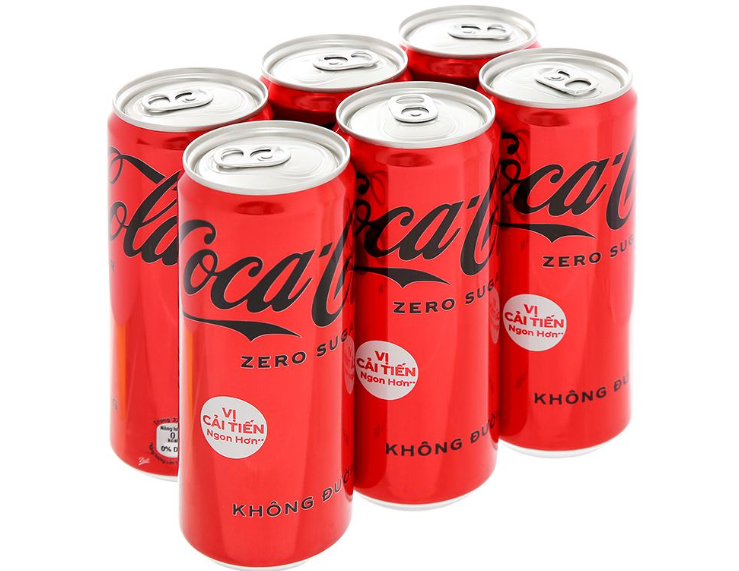 [Lon 330ml] Nước ngọt Coca Cola Zero