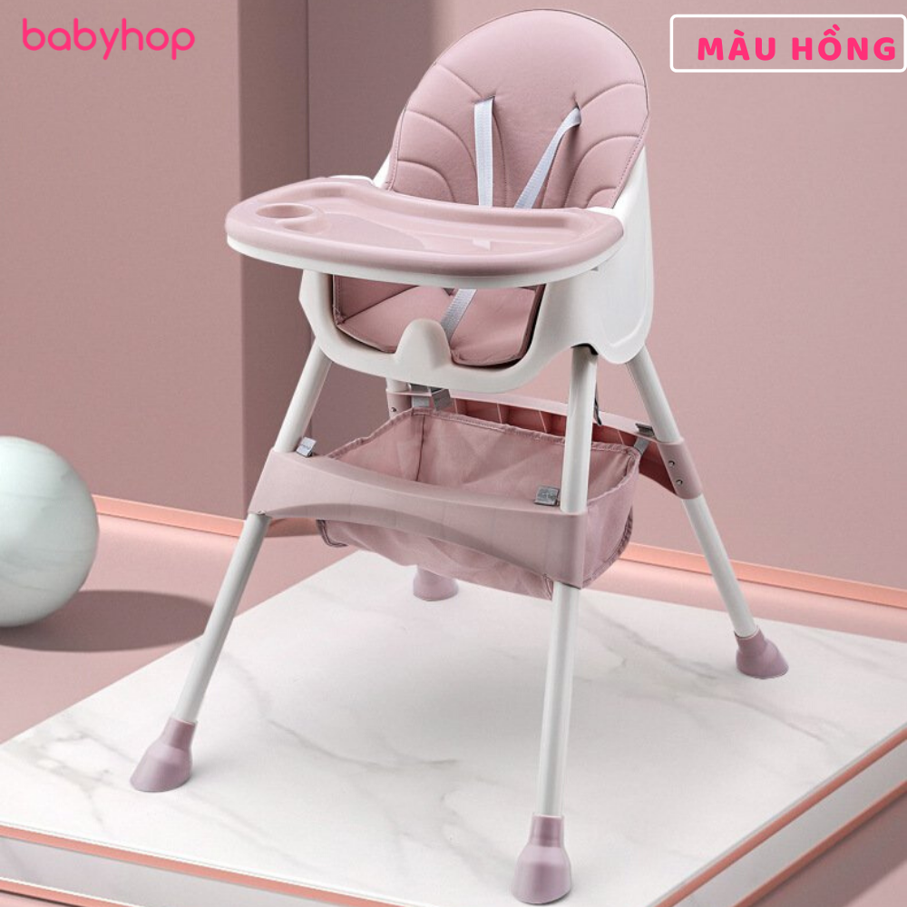 Ghế ăn dặm thiết kế Hàn Quốc 7 chức năng, 2 nấc điều chỉnh độ cao HONPER