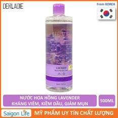 Nước Hoa Hồng Derladie Kháng Viêm, Kiềm Dầu Chiết Xuất Oải Hương Derladie Lavender Natural Moisture Toner 500ml