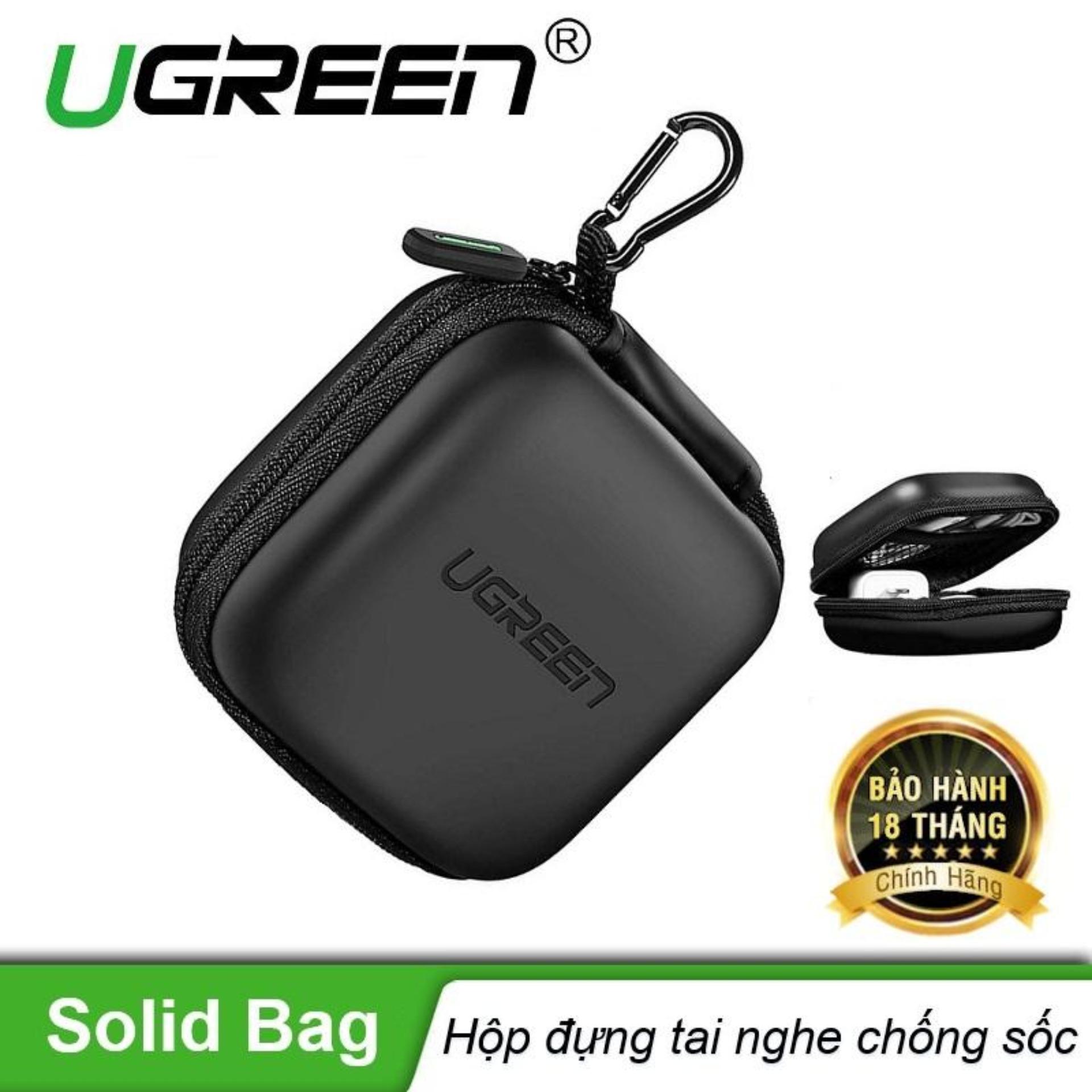 Hộp đựng tai nghe thẻ nhớ cáp USB chống sốc chống nước UGREEN 40816 - Hãng phân phối chính thức