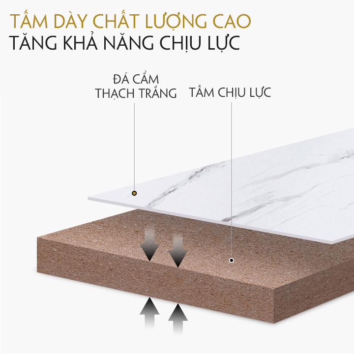 Bàn Trà Mặt Gỗ Giả Đá thiết kế phong cách hiện đại, bàn sofa vân đá cẩm thạch hàng Việt...