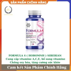[ GIÁ SỈ ] – Thực phẩm Siberian Formula 4 N.V.M.N ( Hobomnh ) Novomin, cung cấp vitamine và khoáng chất, giúp bảo vệ sức khỏe và chống lão hóa – Hộp 120v