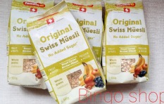 Ngũ cốc giảm cân hoa quả Thụy Sĩ Original Swiss Muesli 500g không đường- ăn vặt