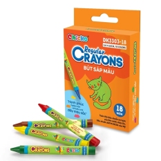 Bút Sáp 18 Màu Regular Crayons