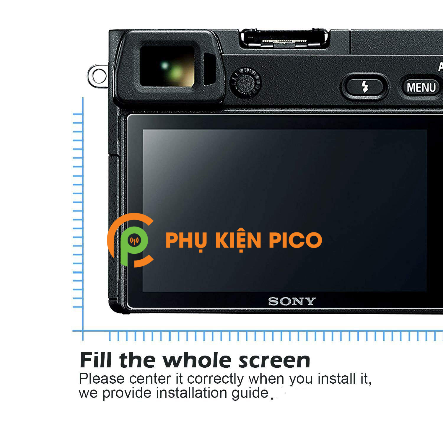 Cường lực Sony A6000 - Dán màn hình máy ảnh Sony A6000 / A6300 / A5000 / A6400 / A6500...